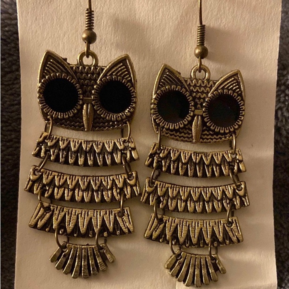 Owl earrings